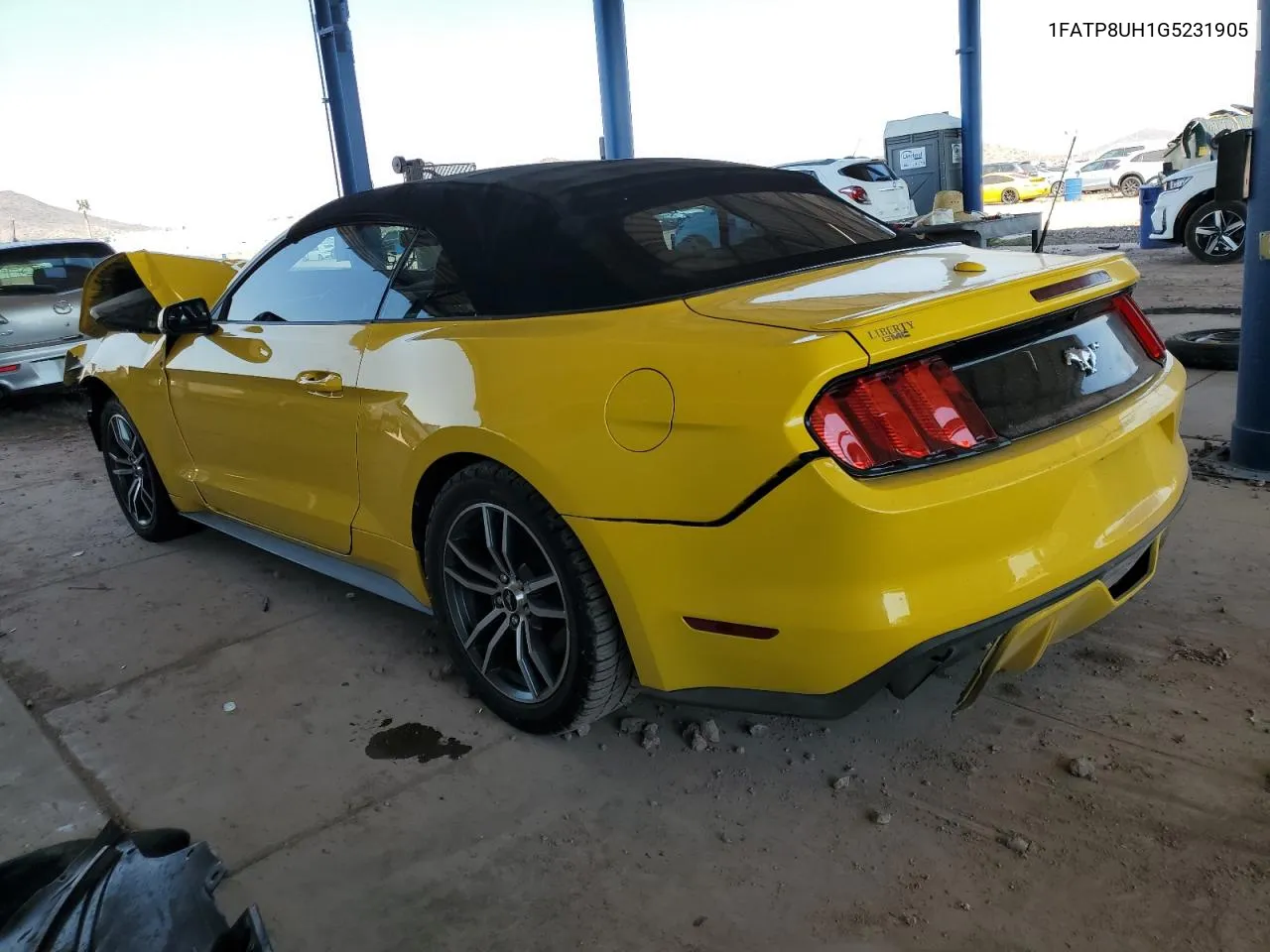 2016 Ford Mustang VIN: 1FATP8UH1G5231905 Lot: 71278674