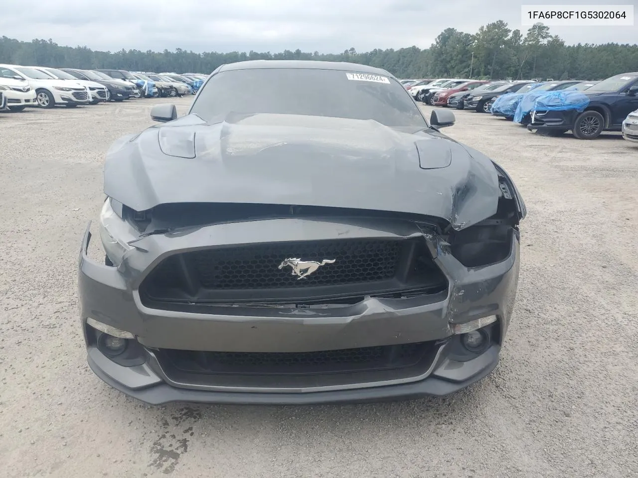 2016 Ford Mustang Gt VIN: 1FA6P8CF1G5302064 Lot: 71296624