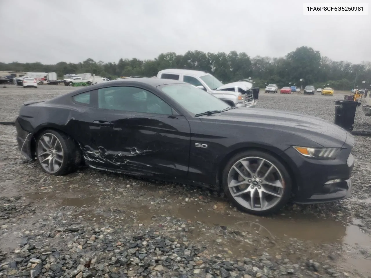 2016 Ford Mustang Gt VIN: 1FA6P8CF6G5250981 Lot: 71404934