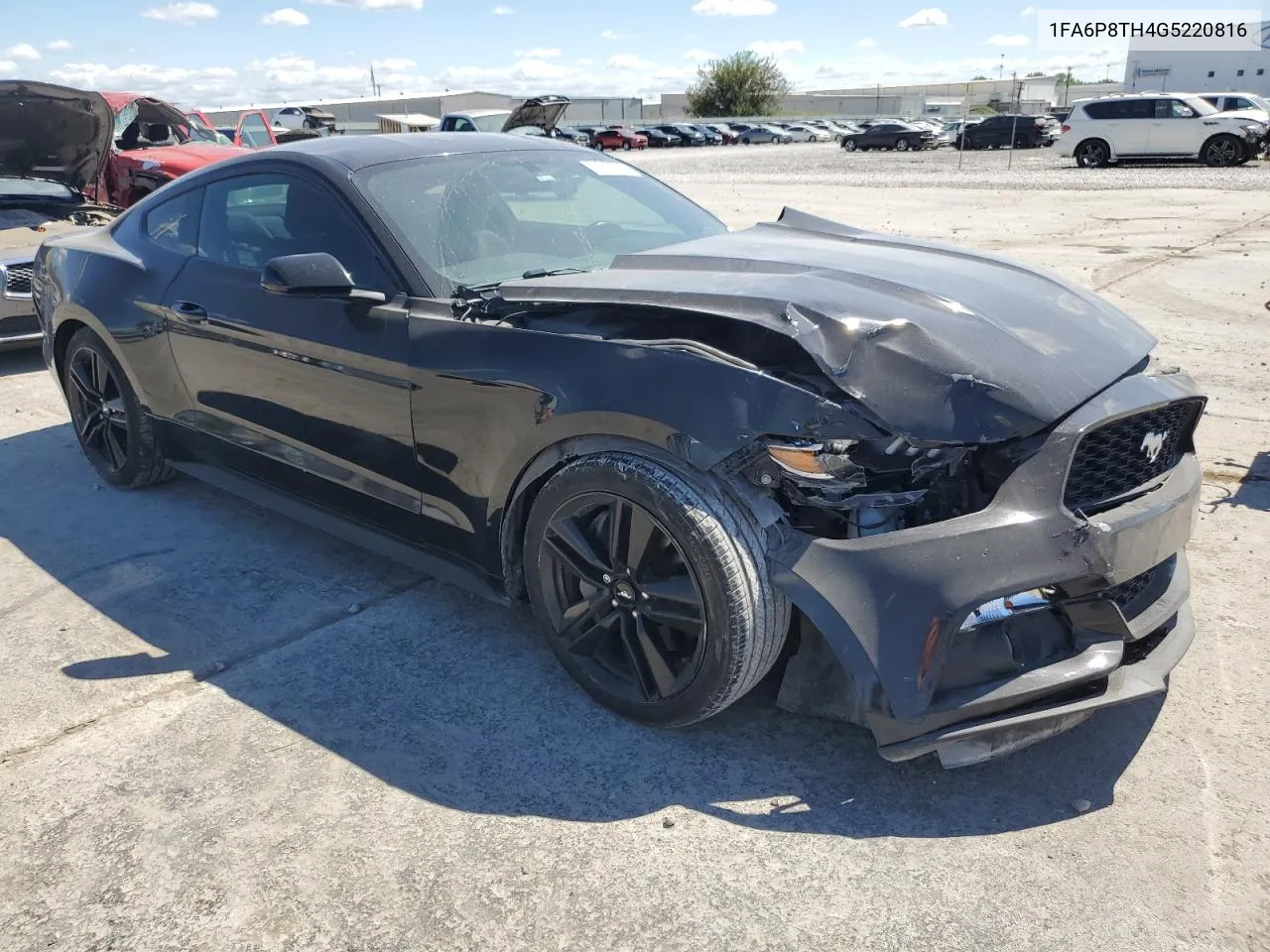 2016 Ford Mustang VIN: 1FA6P8TH4G5220816 Lot: 71517574