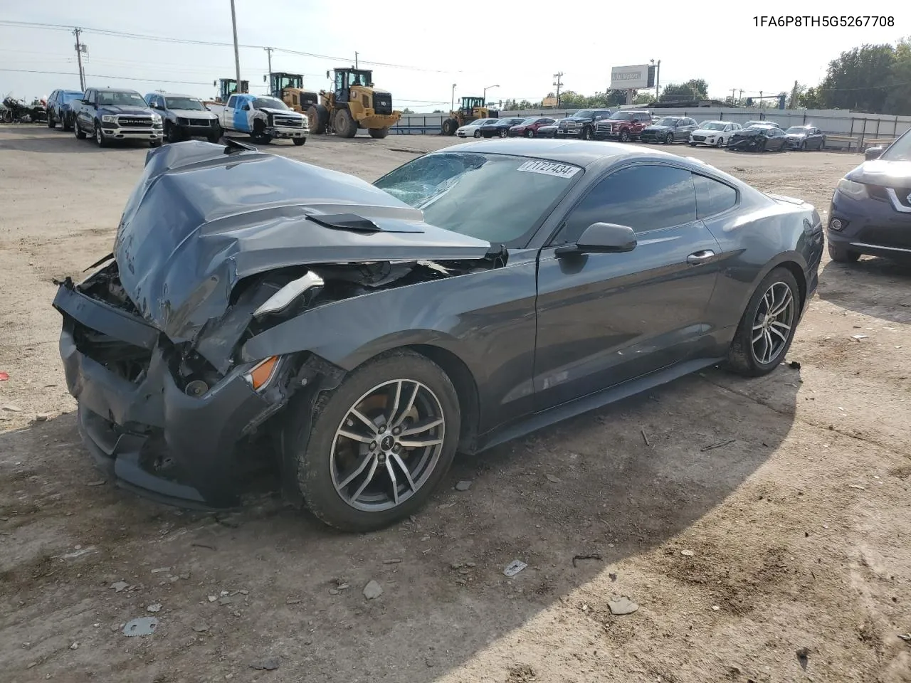 2016 Ford Mustang VIN: 1FA6P8TH5G5267708 Lot: 71727434