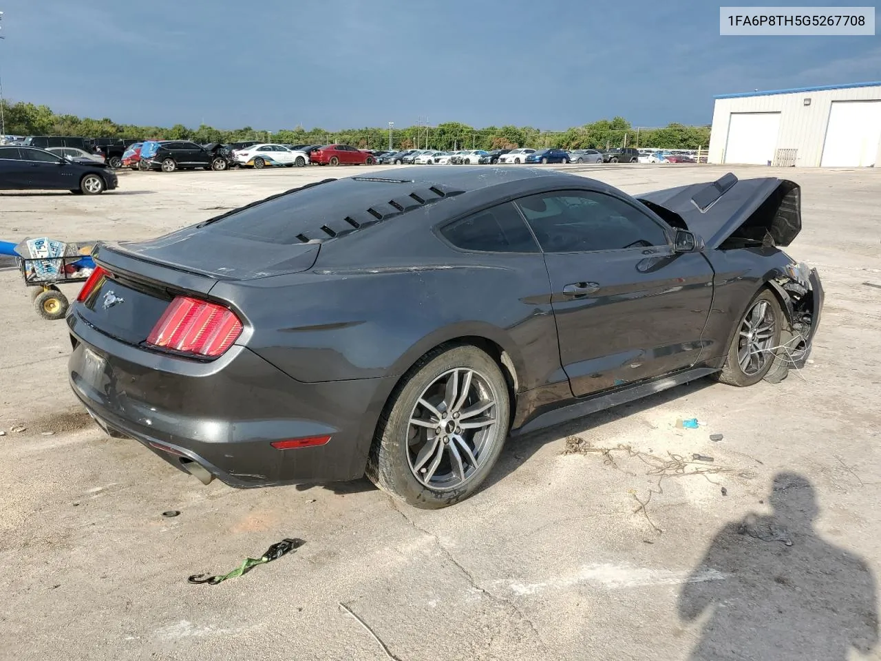 2016 Ford Mustang VIN: 1FA6P8TH5G5267708 Lot: 71727434