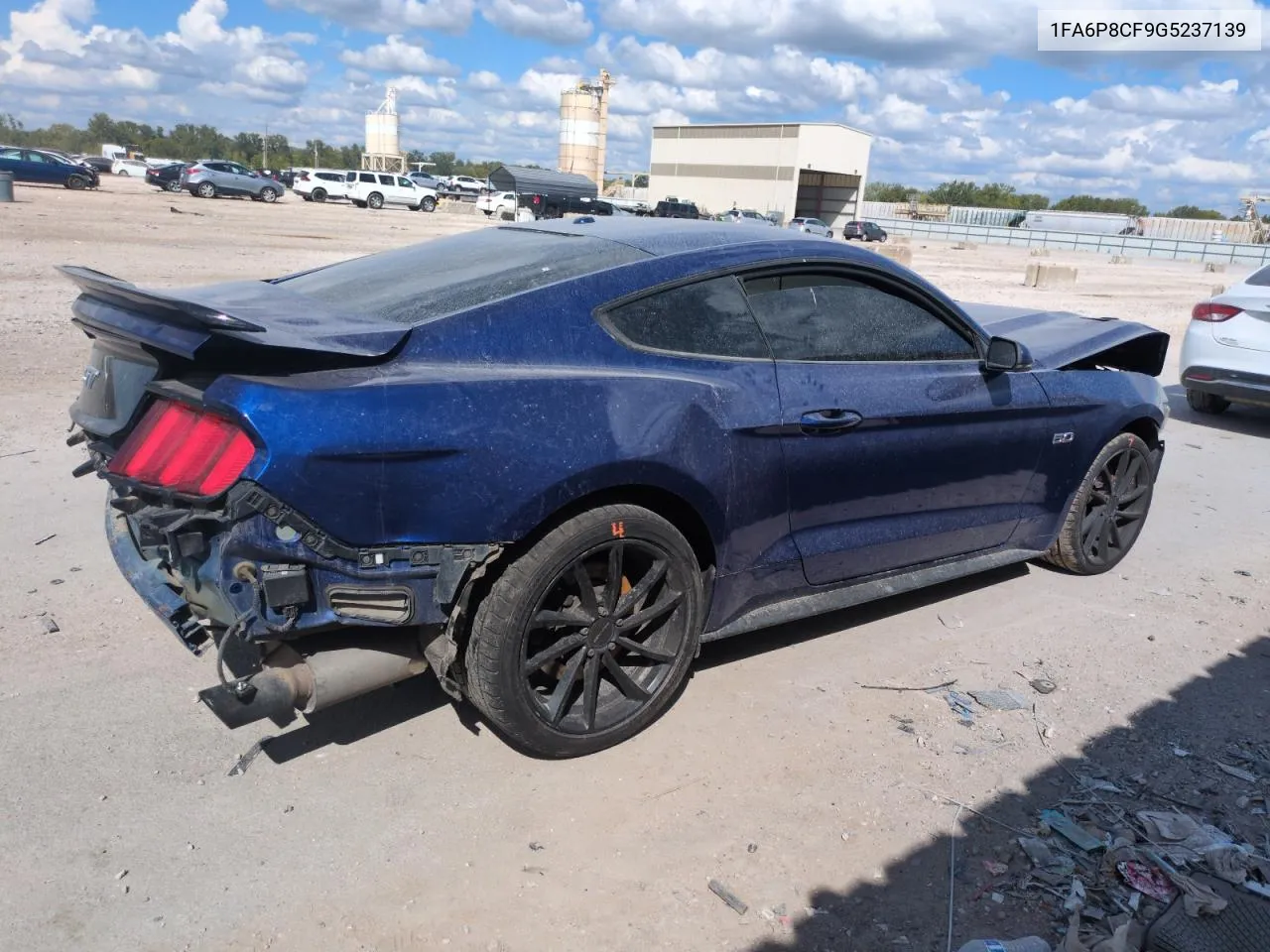 2016 Ford Mustang Gt VIN: 1FA6P8CF9G5237139 Lot: 71745614