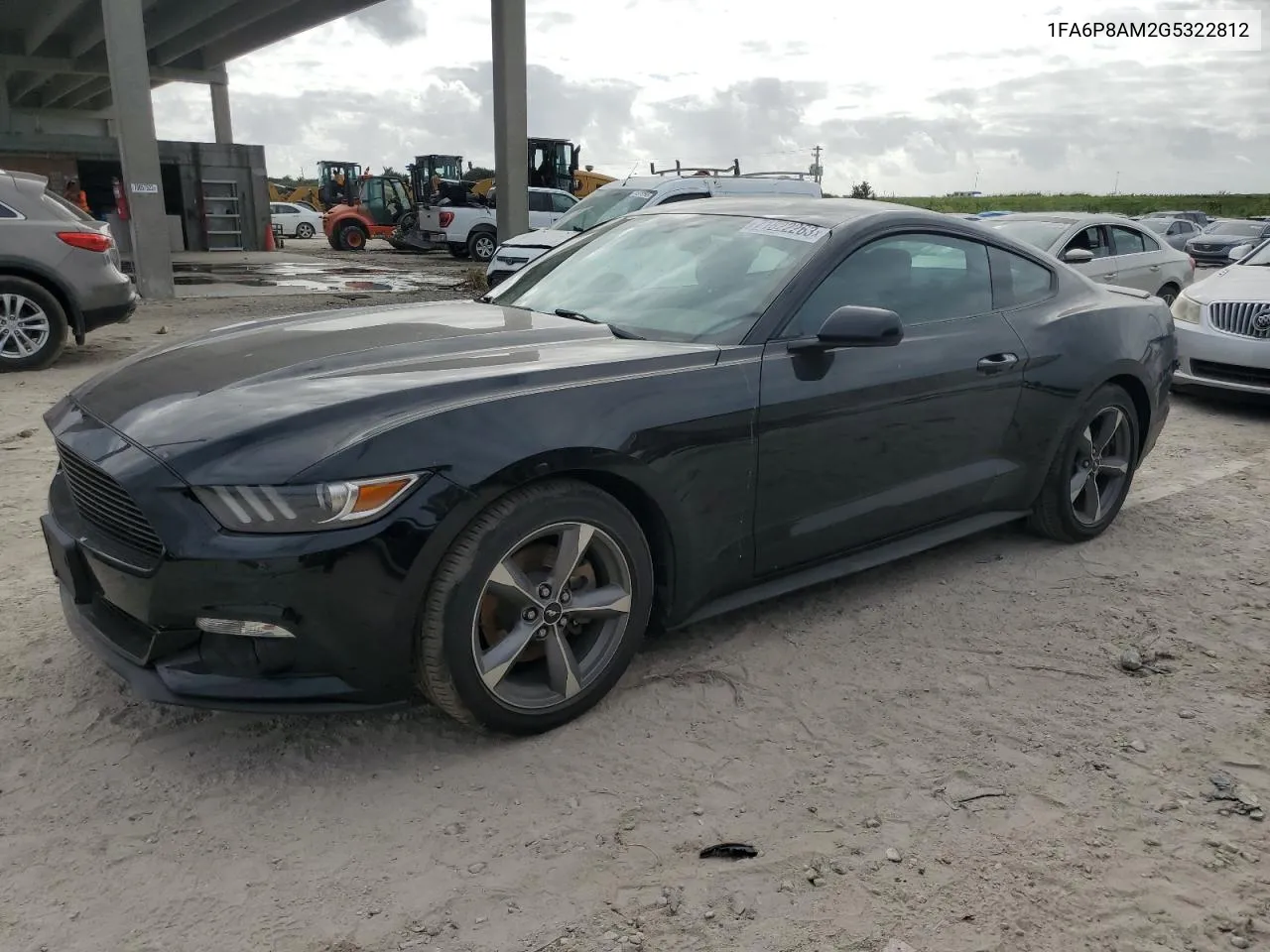 2016 Ford Mustang VIN: 1FA6P8AM2G5322812 Lot: 71822263