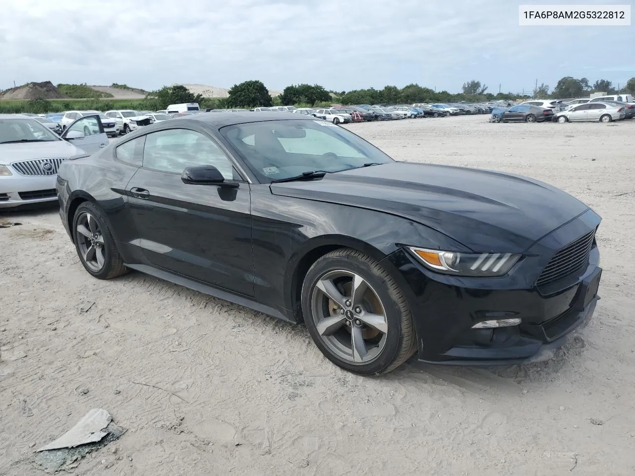 2016 Ford Mustang VIN: 1FA6P8AM2G5322812 Lot: 71822263