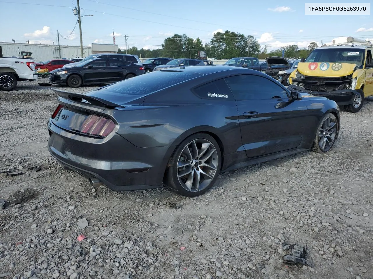 2016 Ford Mustang Gt VIN: 1FA6P8CF0G5263970 Lot: 71834024