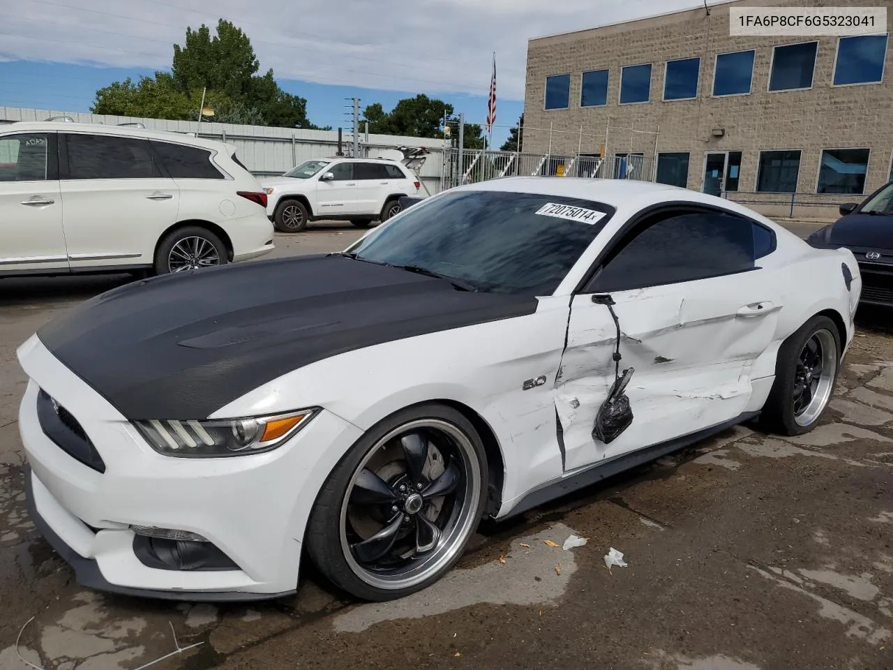 2016 Ford Mustang Gt VIN: 1FA6P8CF6G5323041 Lot: 72075014