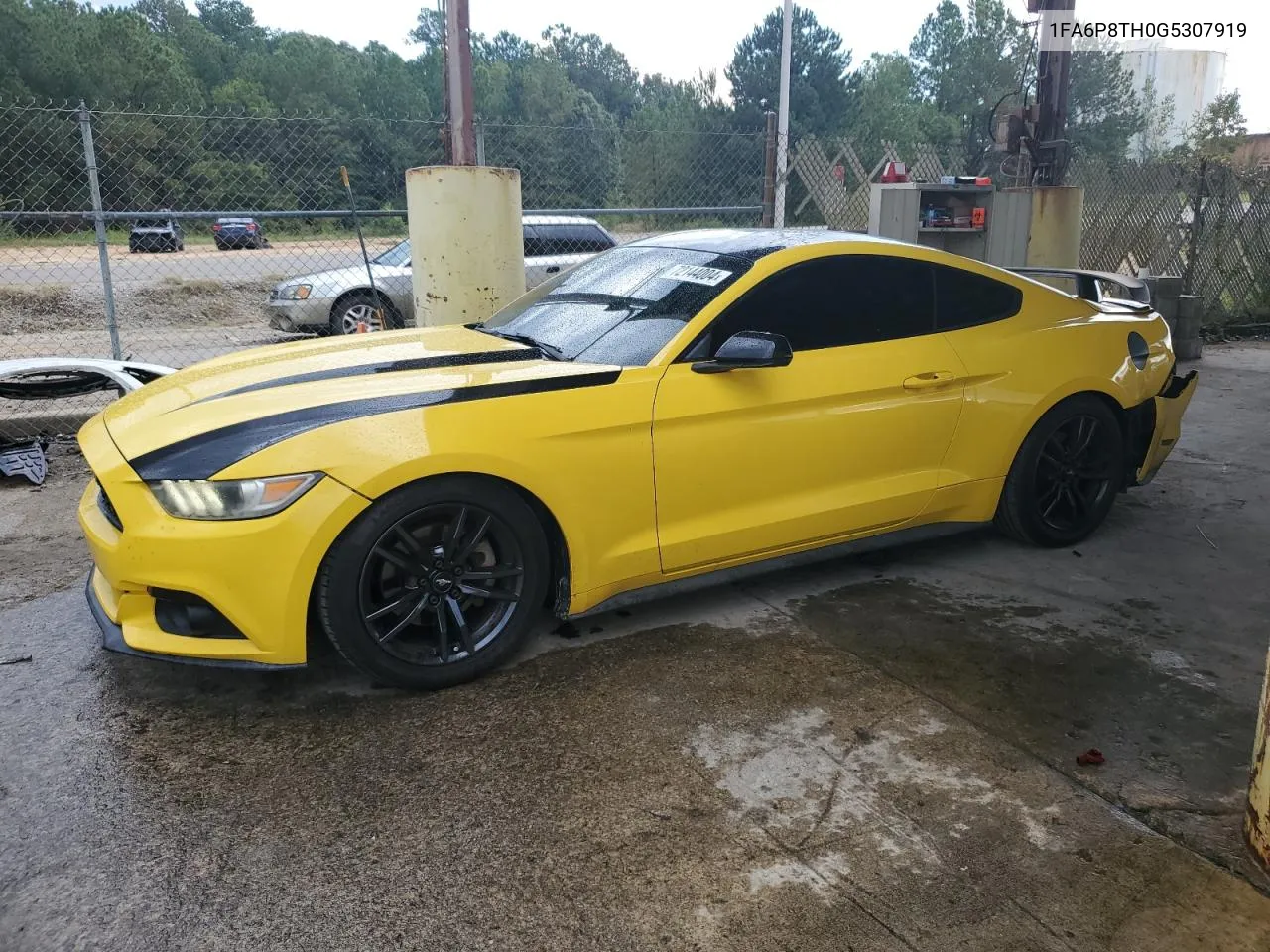 2016 Ford Mustang VIN: 1FA6P8TH0G5307919 Lot: 72144004