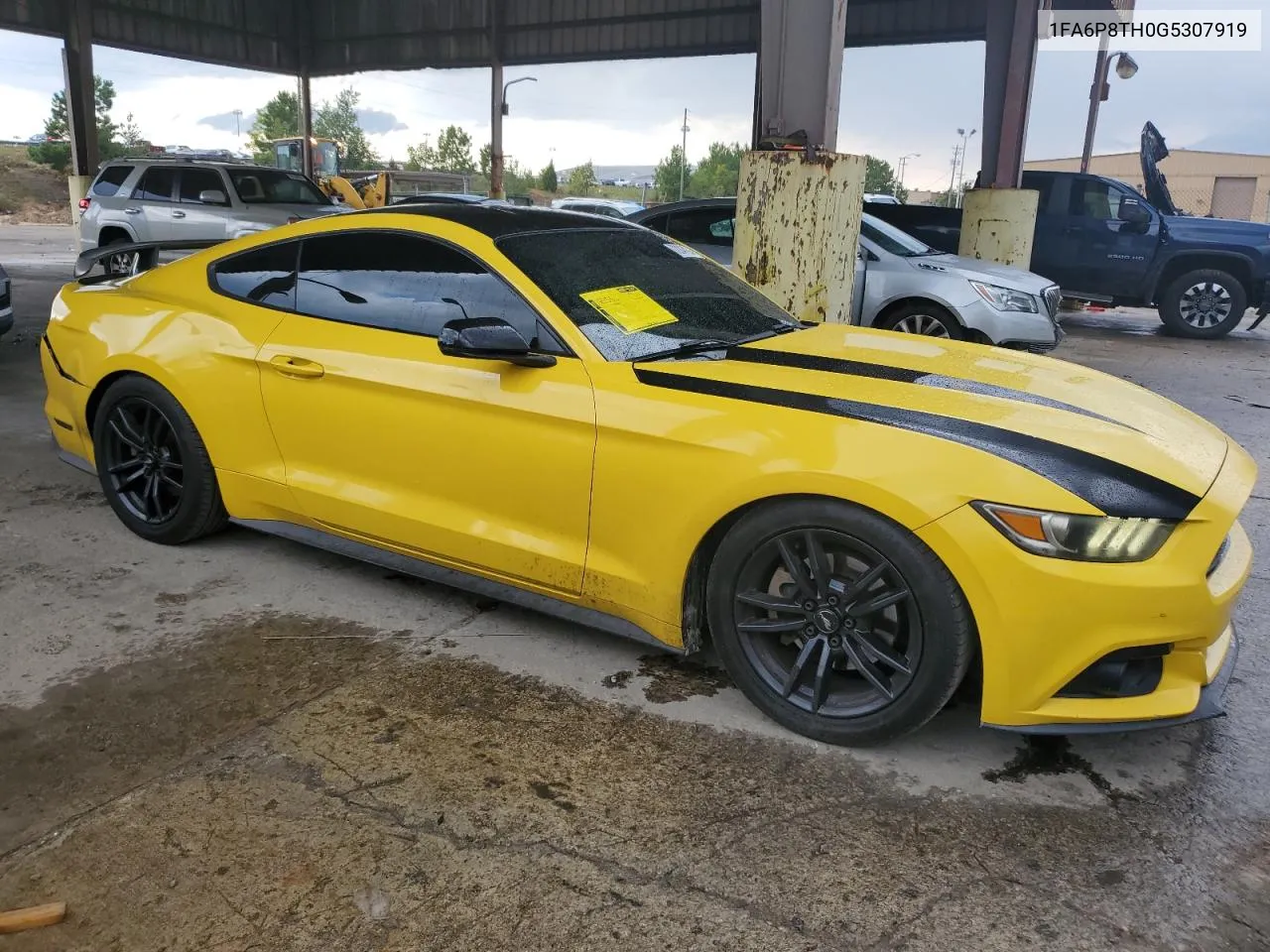 2016 Ford Mustang VIN: 1FA6P8TH0G5307919 Lot: 72144004