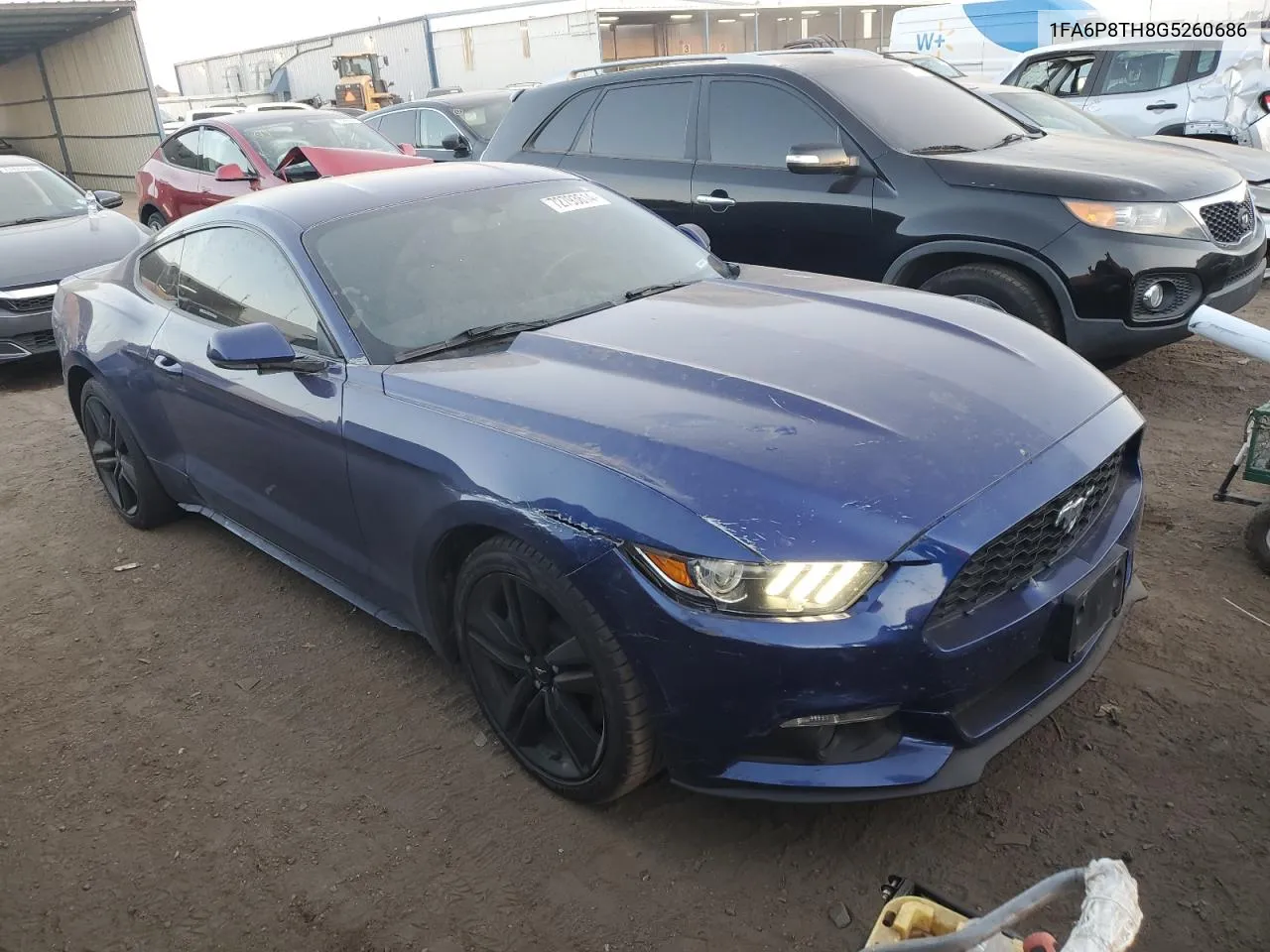 2016 Ford Mustang VIN: 1FA6P8TH8G5260686 Lot: 72793614