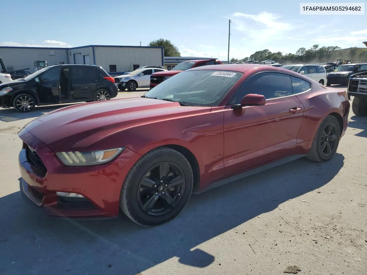 2016 Ford Mustang VIN: 1FA6P8AM5G5294682 Lot: 72834944