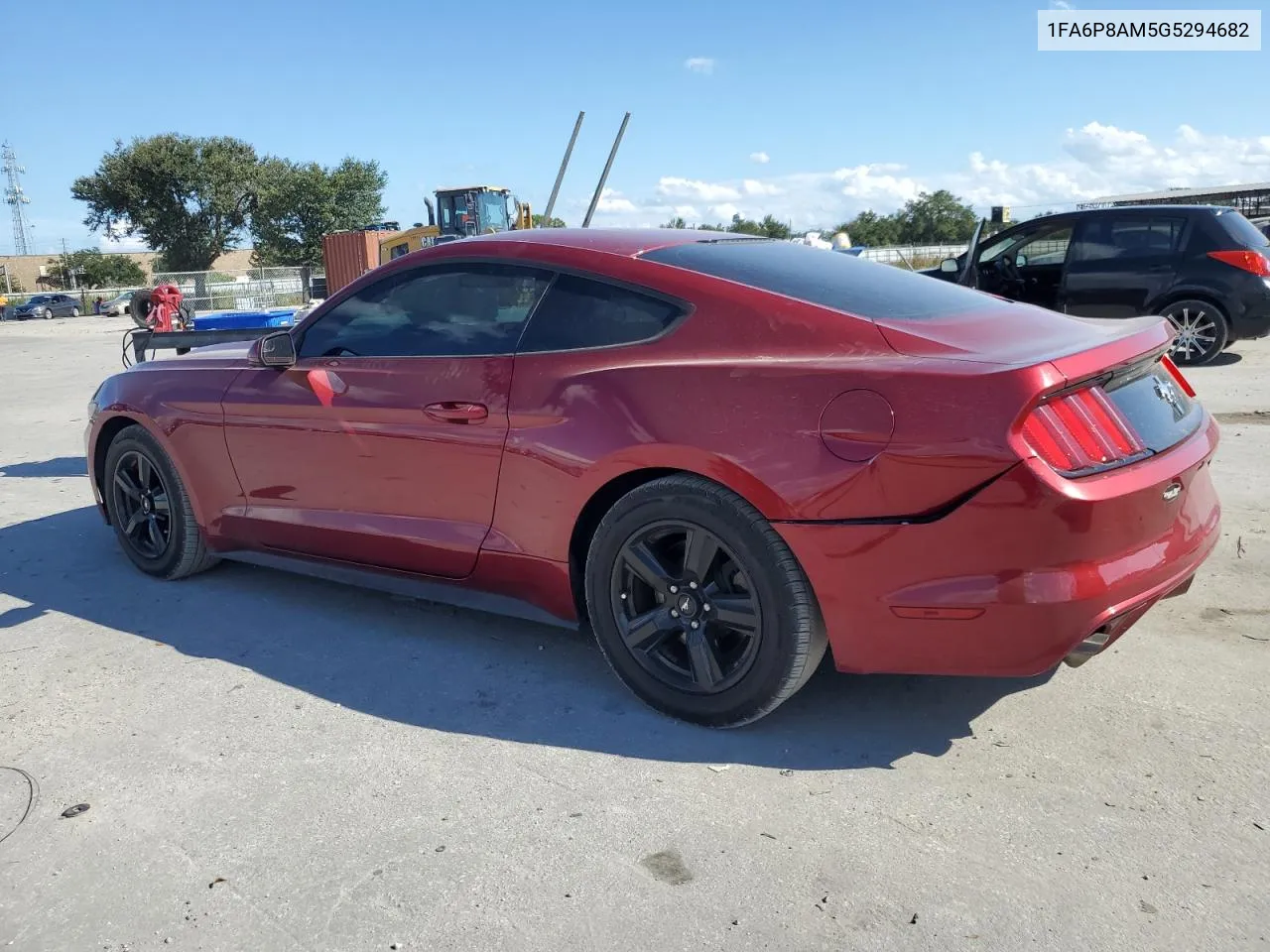 2016 Ford Mustang VIN: 1FA6P8AM5G5294682 Lot: 72834944