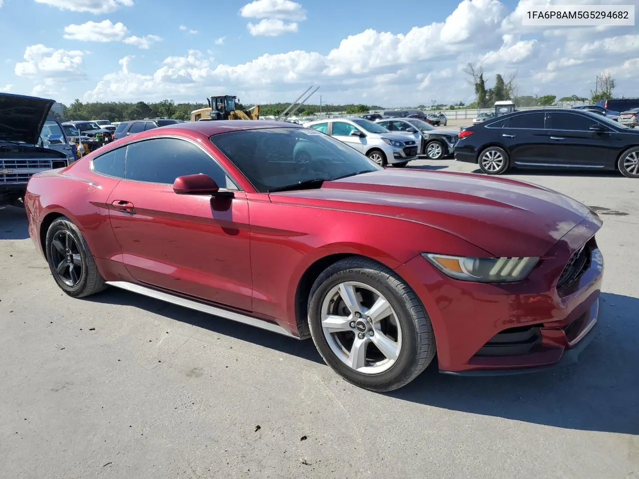 2016 Ford Mustang VIN: 1FA6P8AM5G5294682 Lot: 72834944