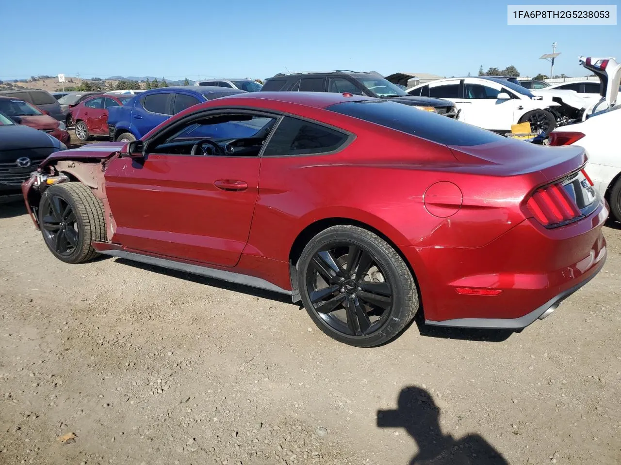 2016 Ford Mustang VIN: 1FA6P8TH2G5238053 Lot: 73249664