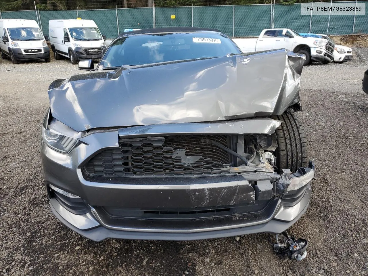 2016 Ford Mustang VIN: 1FATP8EM7G5323869 Lot: 73613974