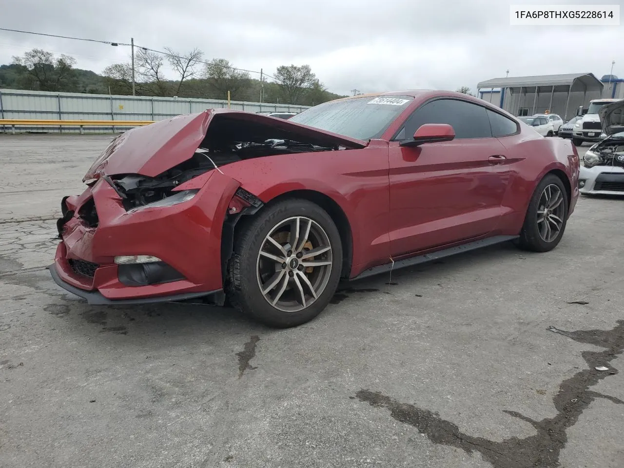 2016 Ford Mustang VIN: 1FA6P8THXG5228614 Lot: 73614404