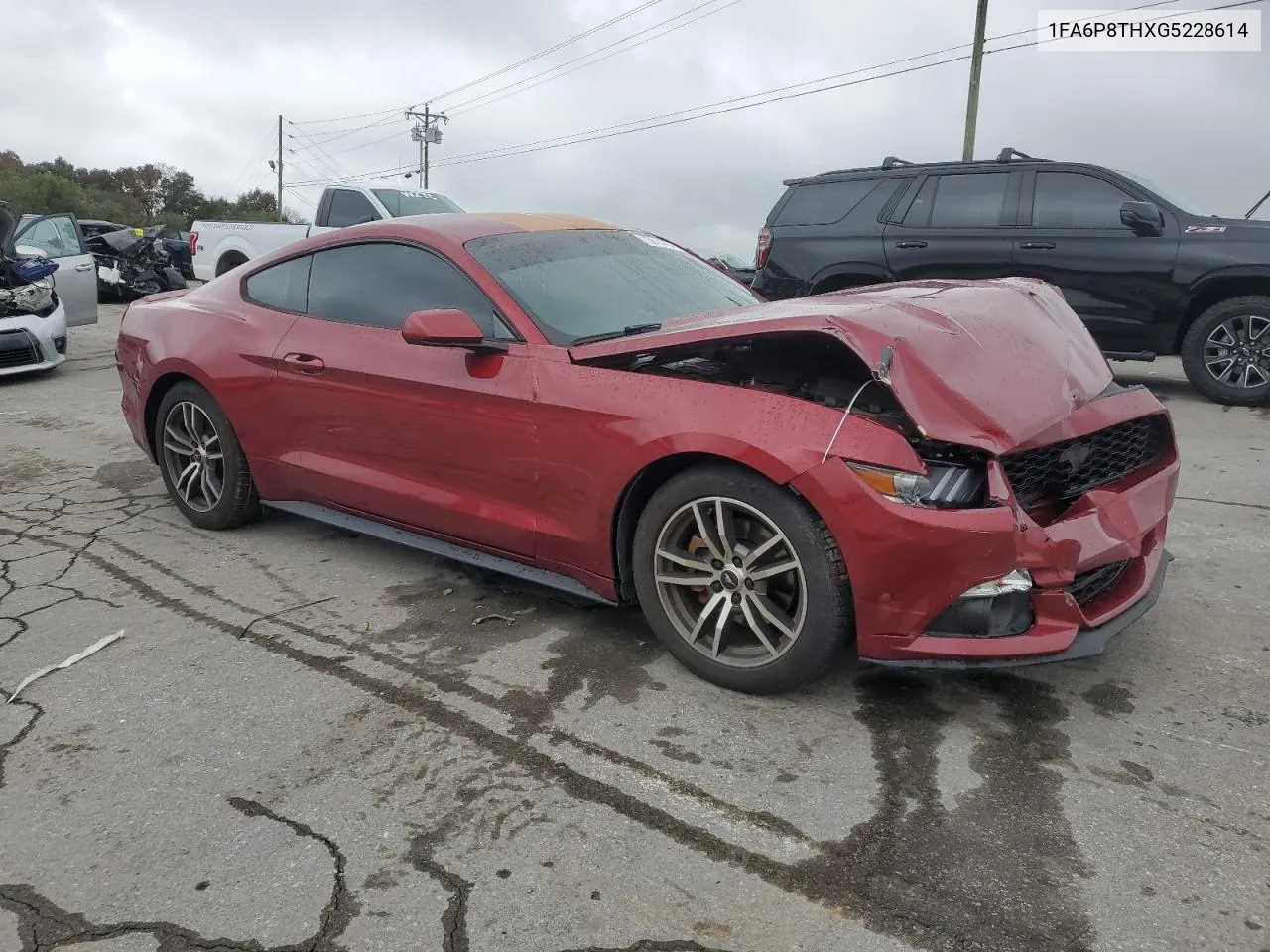 2016 Ford Mustang VIN: 1FA6P8THXG5228614 Lot: 73614404