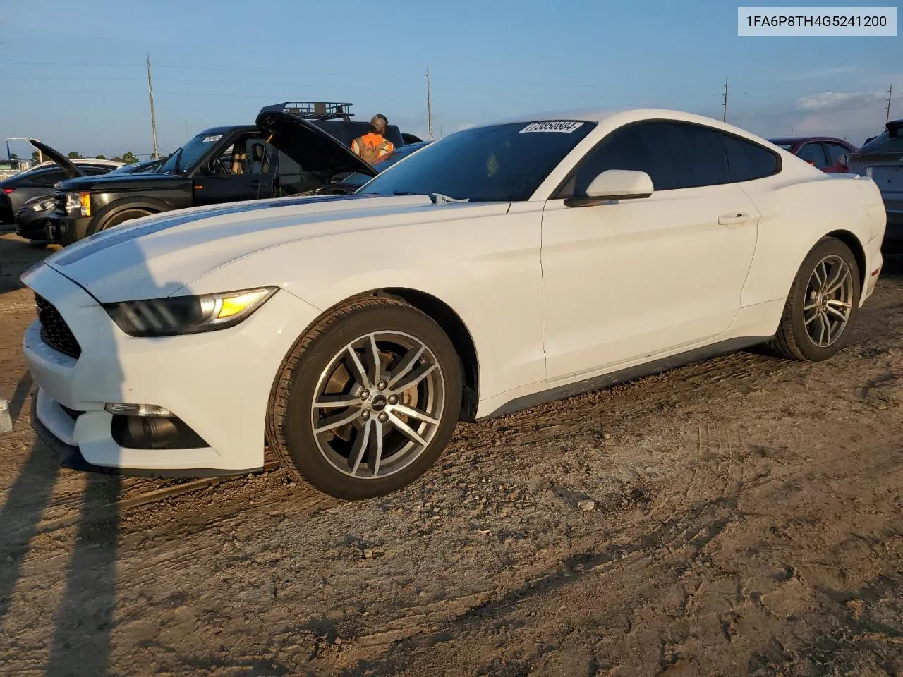 2016 Ford Mustang VIN: 1FA6P8TH4G5241200 Lot: 73850884