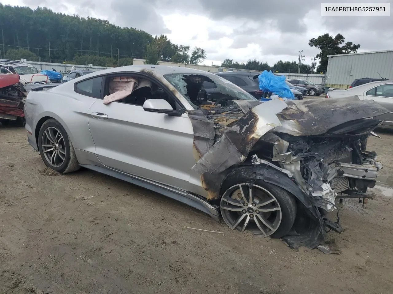 2016 Ford Mustang VIN: 1FA6P8TH8G5257951 Lot: 73879704