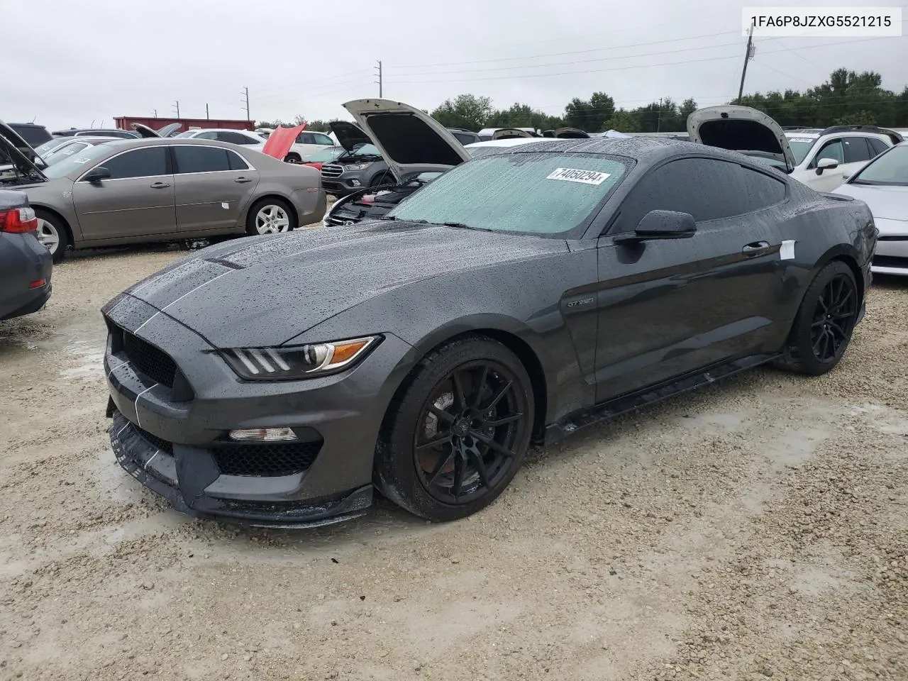 2016 Ford Mustang Shelby Gt350 VIN: 1FA6P8JZXG5521215 Lot: 74050294