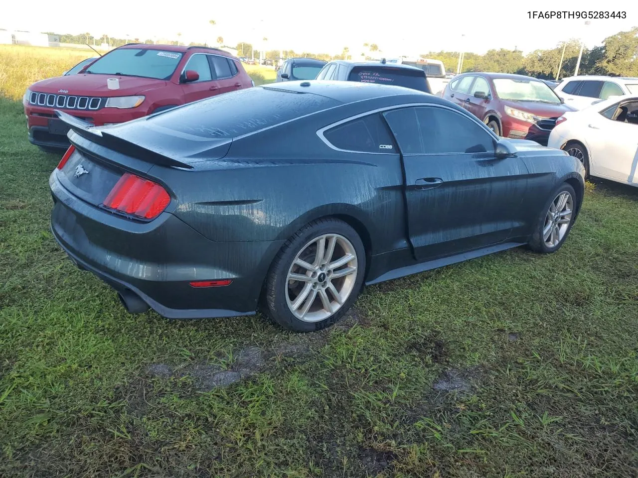 2016 Ford Mustang VIN: 1FA6P8TH9G5283443 Lot: 74092394