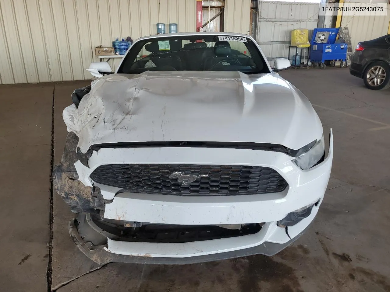 2016 Ford Mustang VIN: 1FATP8UH2G5243075 Lot: 74115004