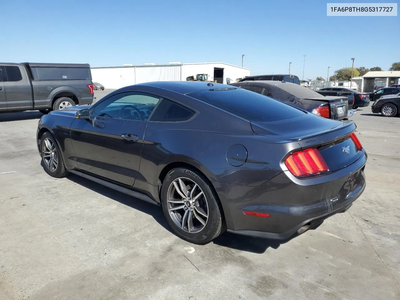 2016 Ford Mustang VIN: 1FA6P8TH8G5317727 Lot: 74326614