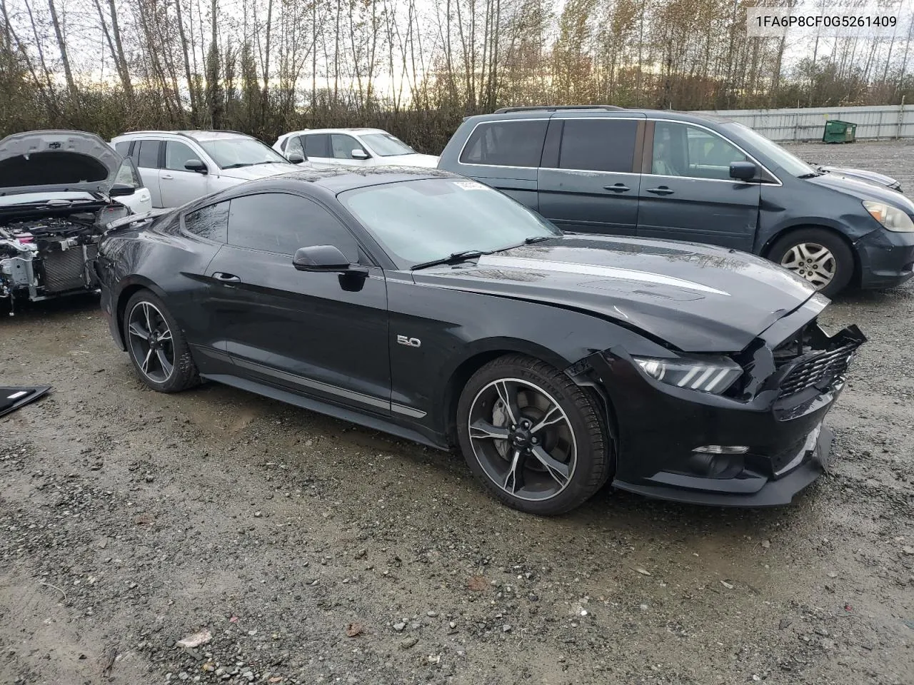 2016 Ford Mustang Gt VIN: 1FA6P8CF0G5261409 Lot: 74514734