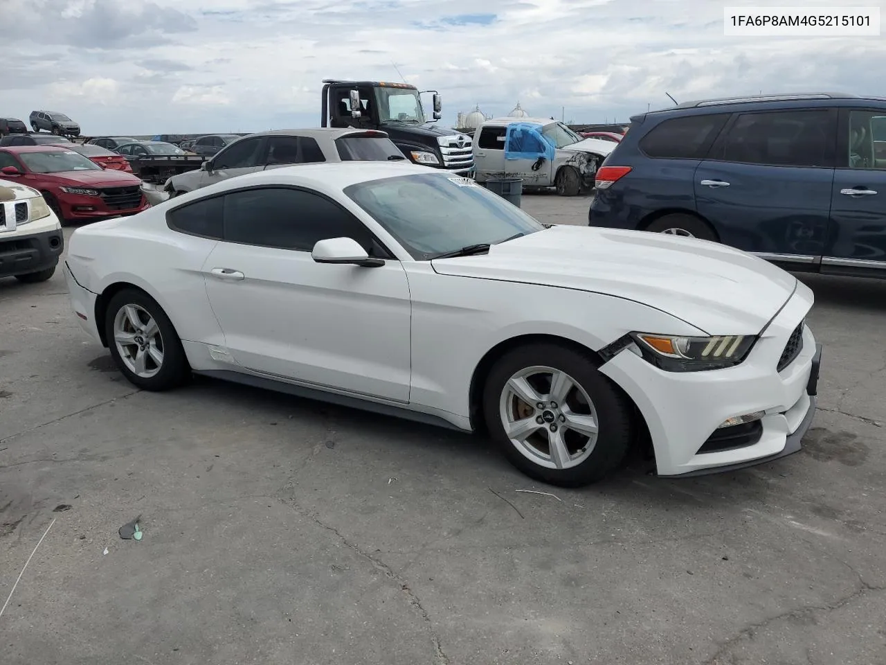 2016 Ford Mustang VIN: 1FA6P8AM4G5215101 Lot: 74520484