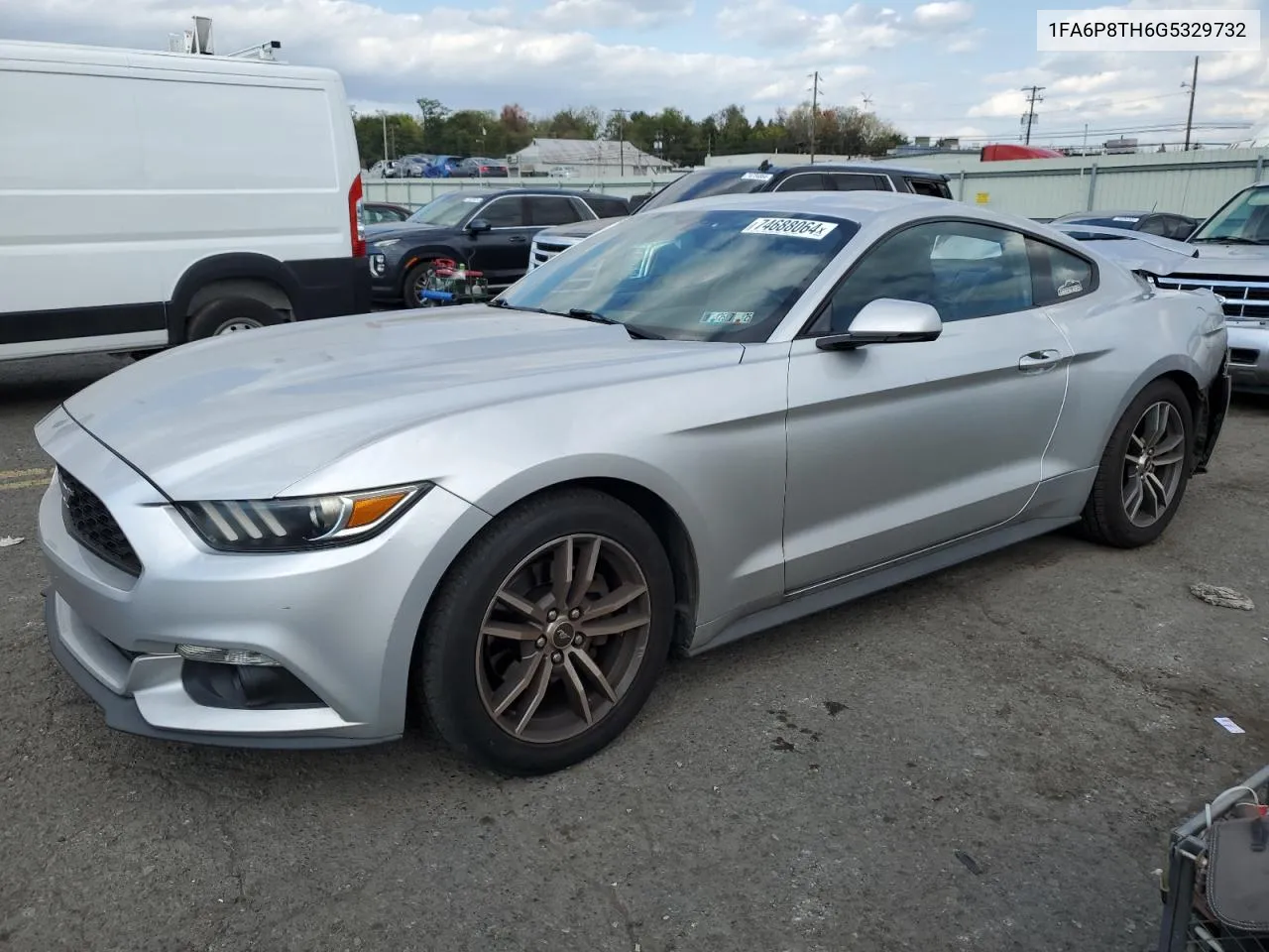 2016 Ford Mustang VIN: 1FA6P8TH6G5329732 Lot: 74688064