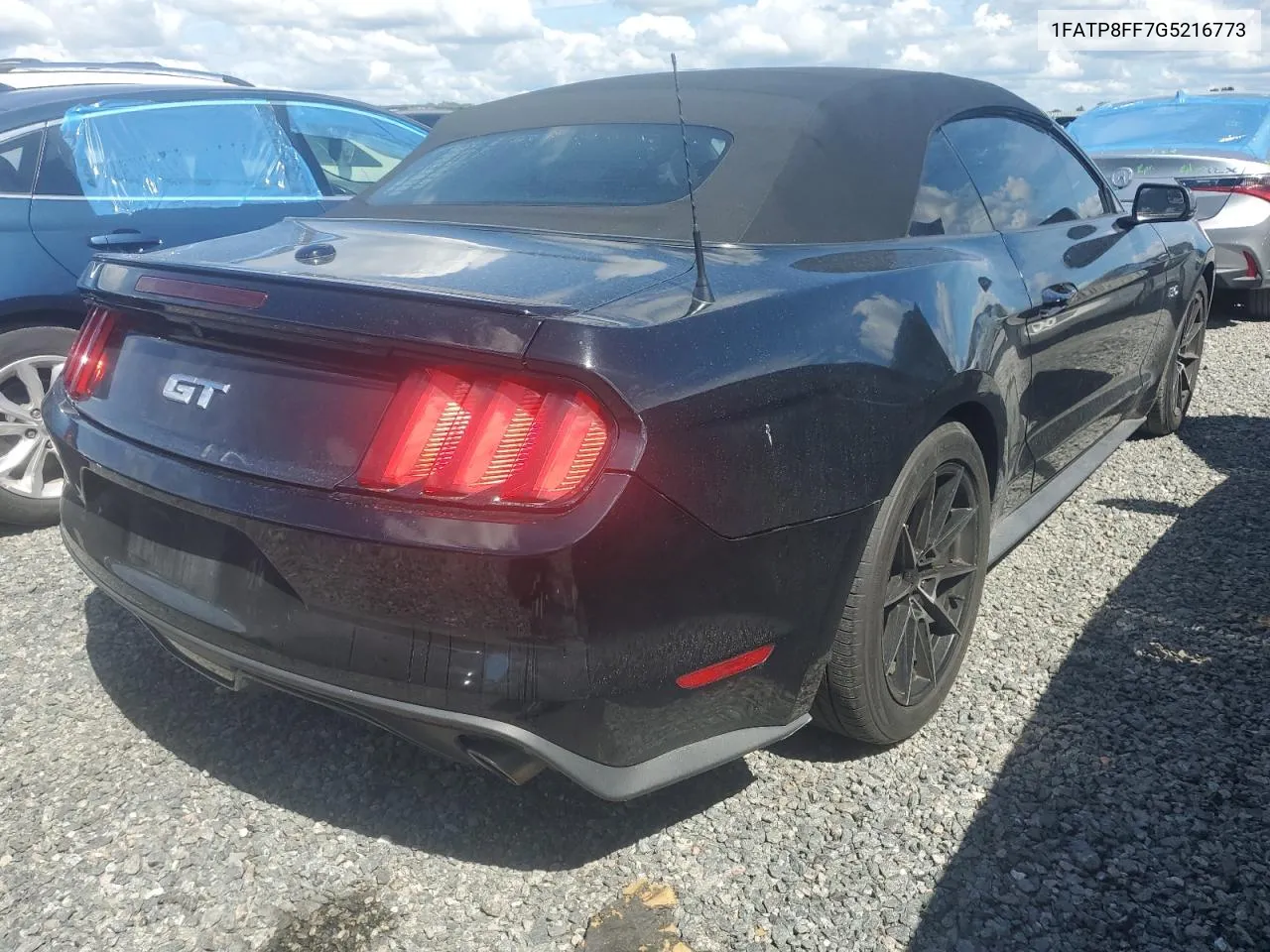 2016 Ford Mustang Gt VIN: 1FATP8FF7G5216773 Lot: 74714154