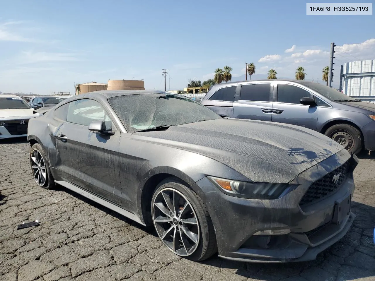 2016 Ford Mustang VIN: 1FA6P8TH3G5257193 Lot: 74905514