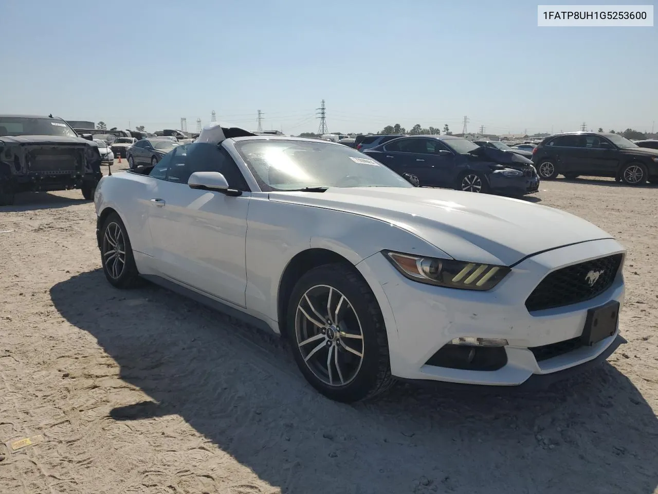 2016 Ford Mustang VIN: 1FATP8UH1G5253600 Lot: 75048454