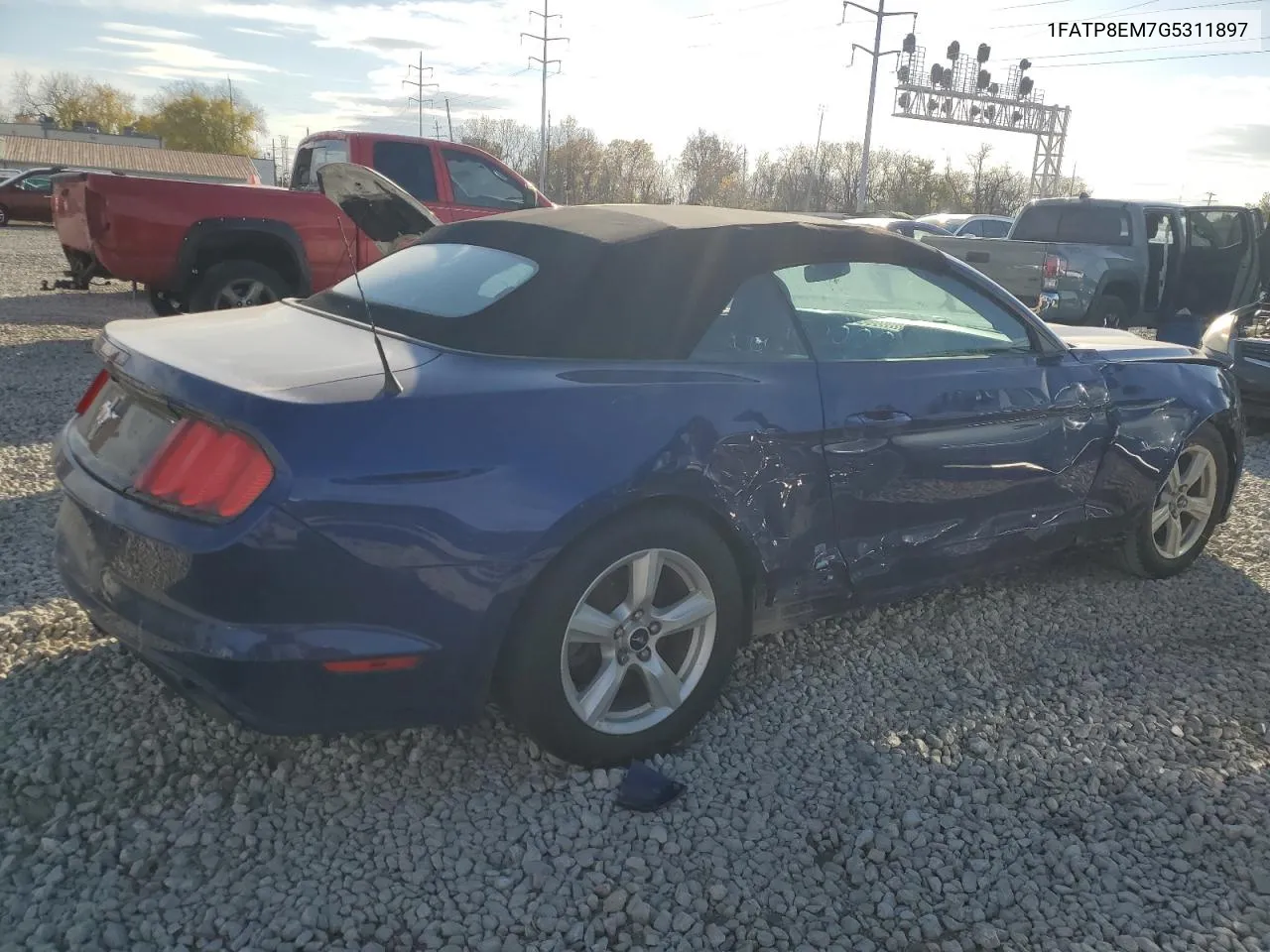 2016 Ford Mustang VIN: 1FATP8EM7G5311897 Lot: 75360684