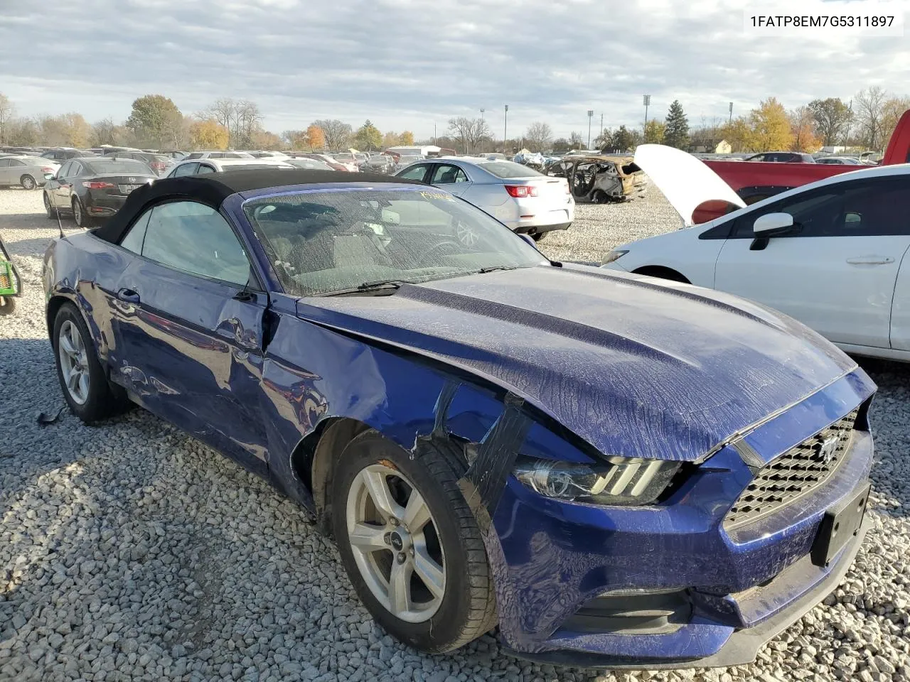 2016 Ford Mustang VIN: 1FATP8EM7G5311897 Lot: 75360684