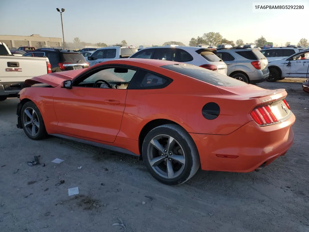 2016 Ford Mustang VIN: 1FA6P8AM8G5292280 Lot: 75392694