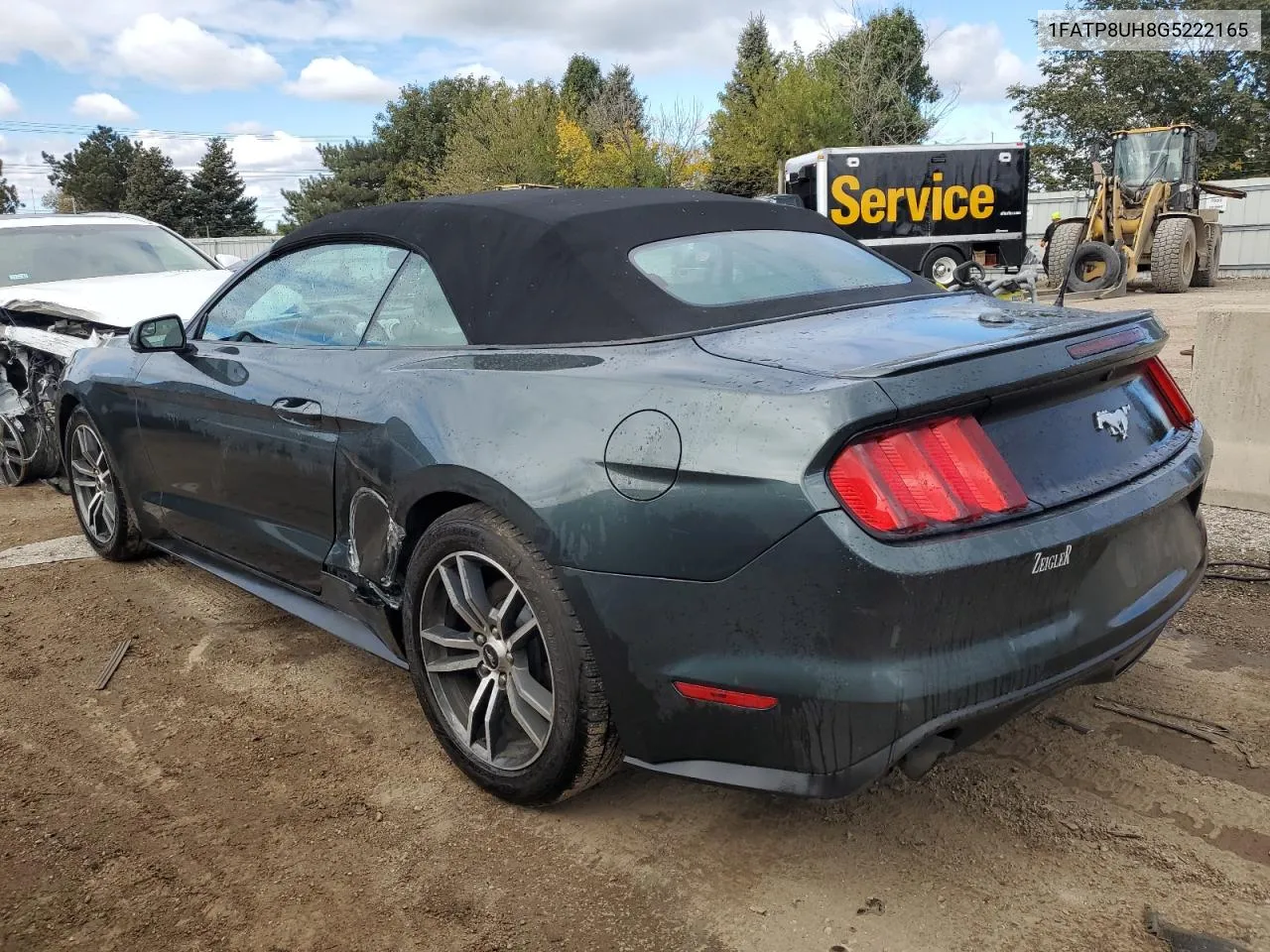 2016 Ford Mustang VIN: 1FATP8UH8G5222165 Lot: 75736404