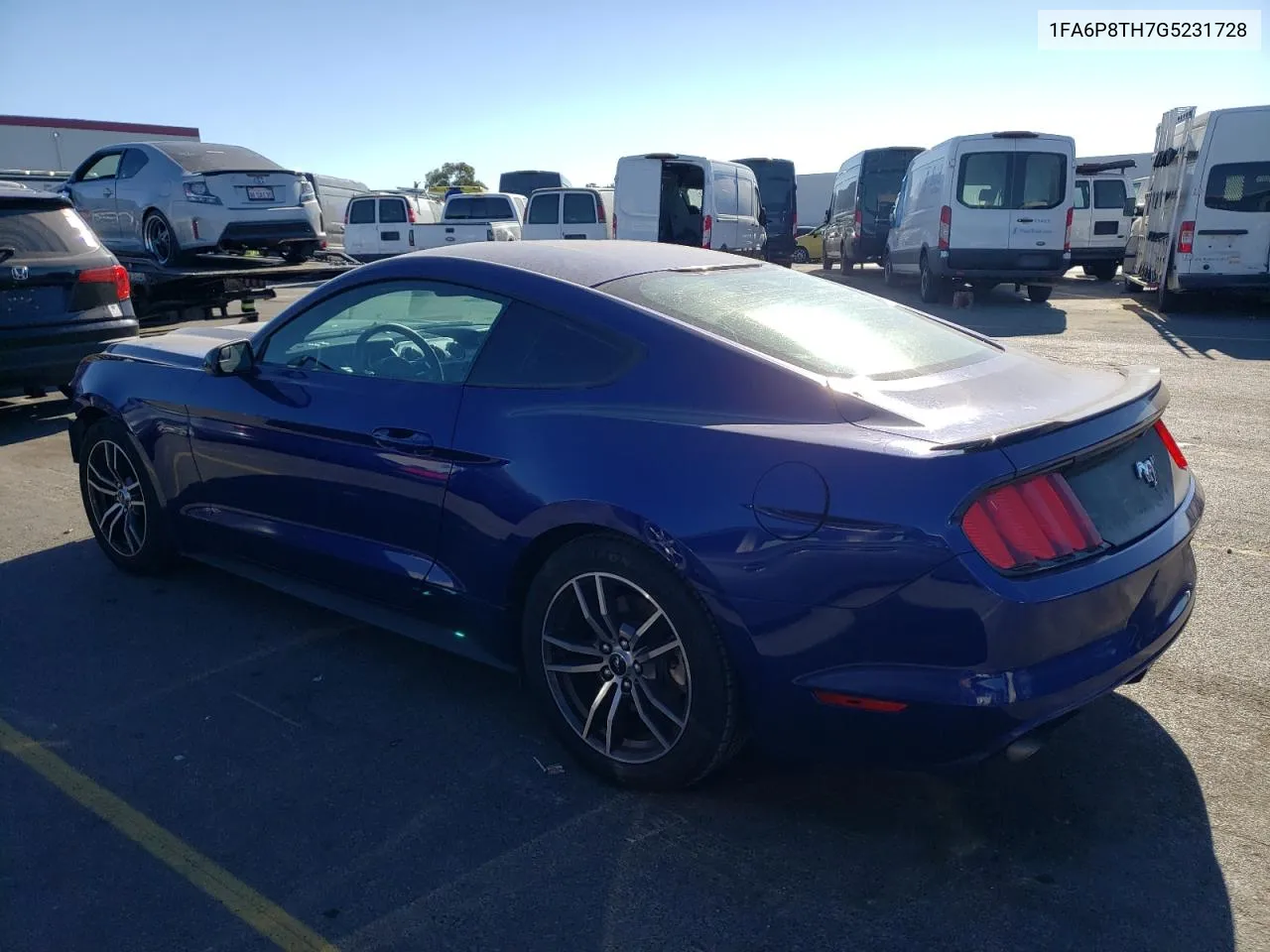 2016 Ford Mustang VIN: 1FA6P8TH7G5231728 Lot: 75856154