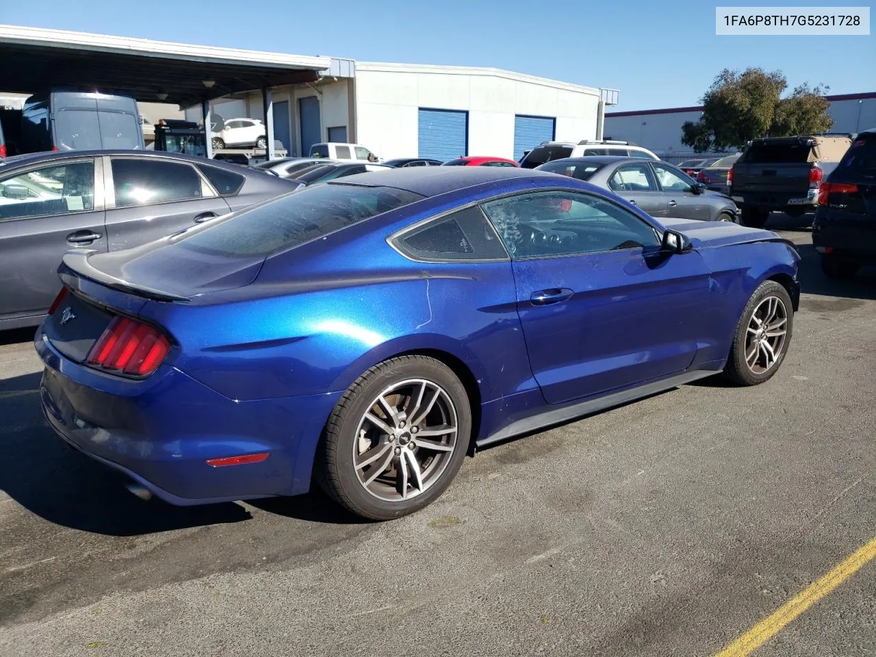 2016 Ford Mustang VIN: 1FA6P8TH7G5231728 Lot: 75856154