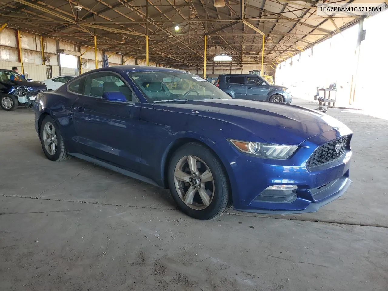 2016 Ford Mustang VIN: 1FA6P8AM1G5215864 Lot: 75858774