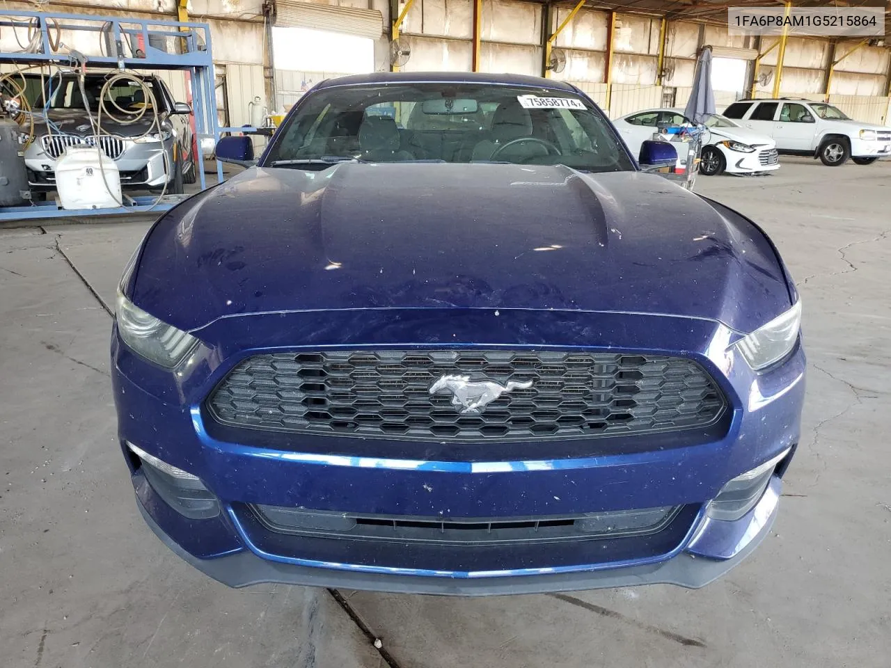 2016 Ford Mustang VIN: 1FA6P8AM1G5215864 Lot: 75858774