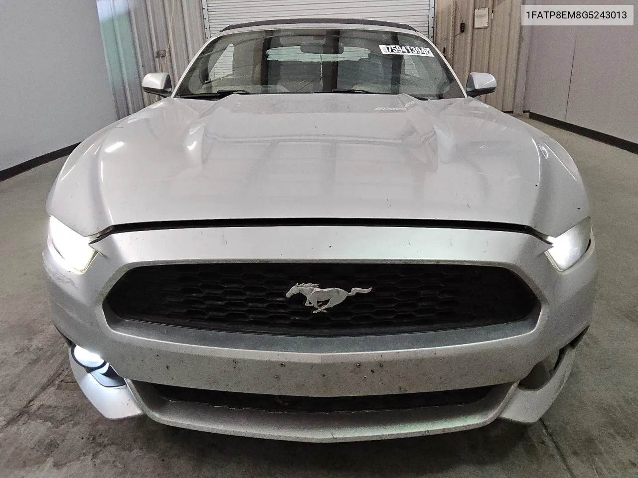 2016 Ford Mustang VIN: 1FATP8EM8G5243013 Lot: 75941394