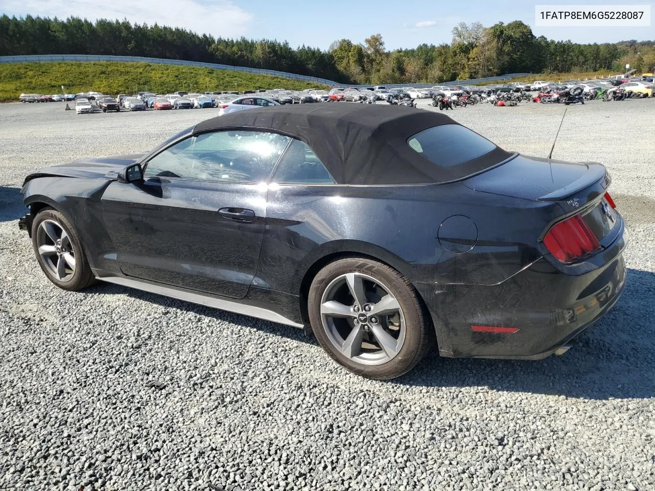 2016 Ford Mustang VIN: 1FATP8EM6G5228087 Lot: 76111824