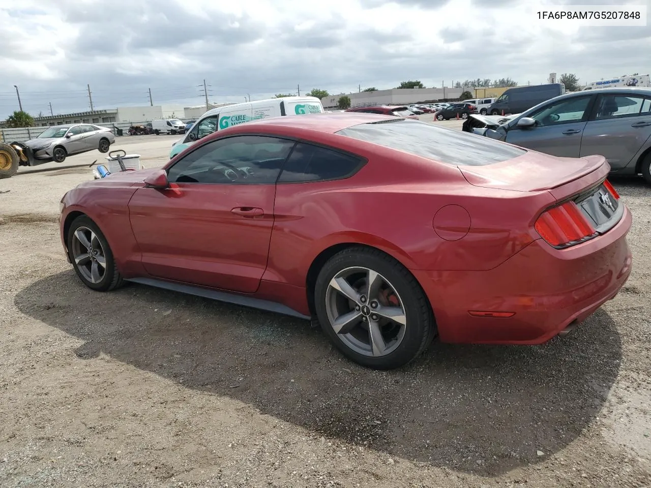 2016 Ford Mustang VIN: 1FA6P8AM7G5207848 Lot: 76520974