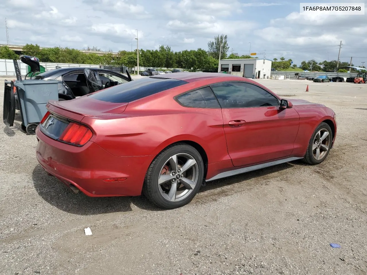 2016 Ford Mustang VIN: 1FA6P8AM7G5207848 Lot: 76520974