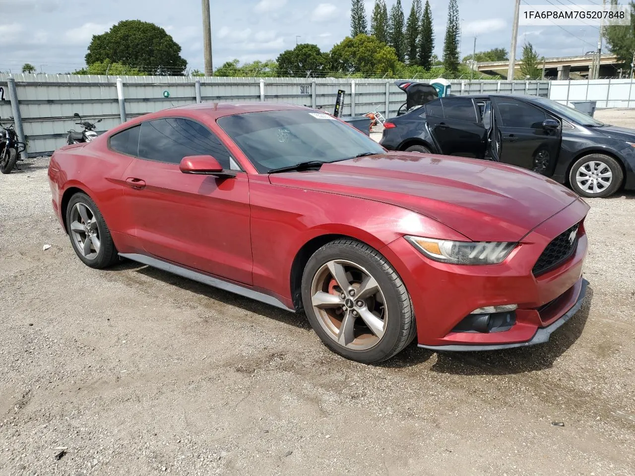 2016 Ford Mustang VIN: 1FA6P8AM7G5207848 Lot: 76520974