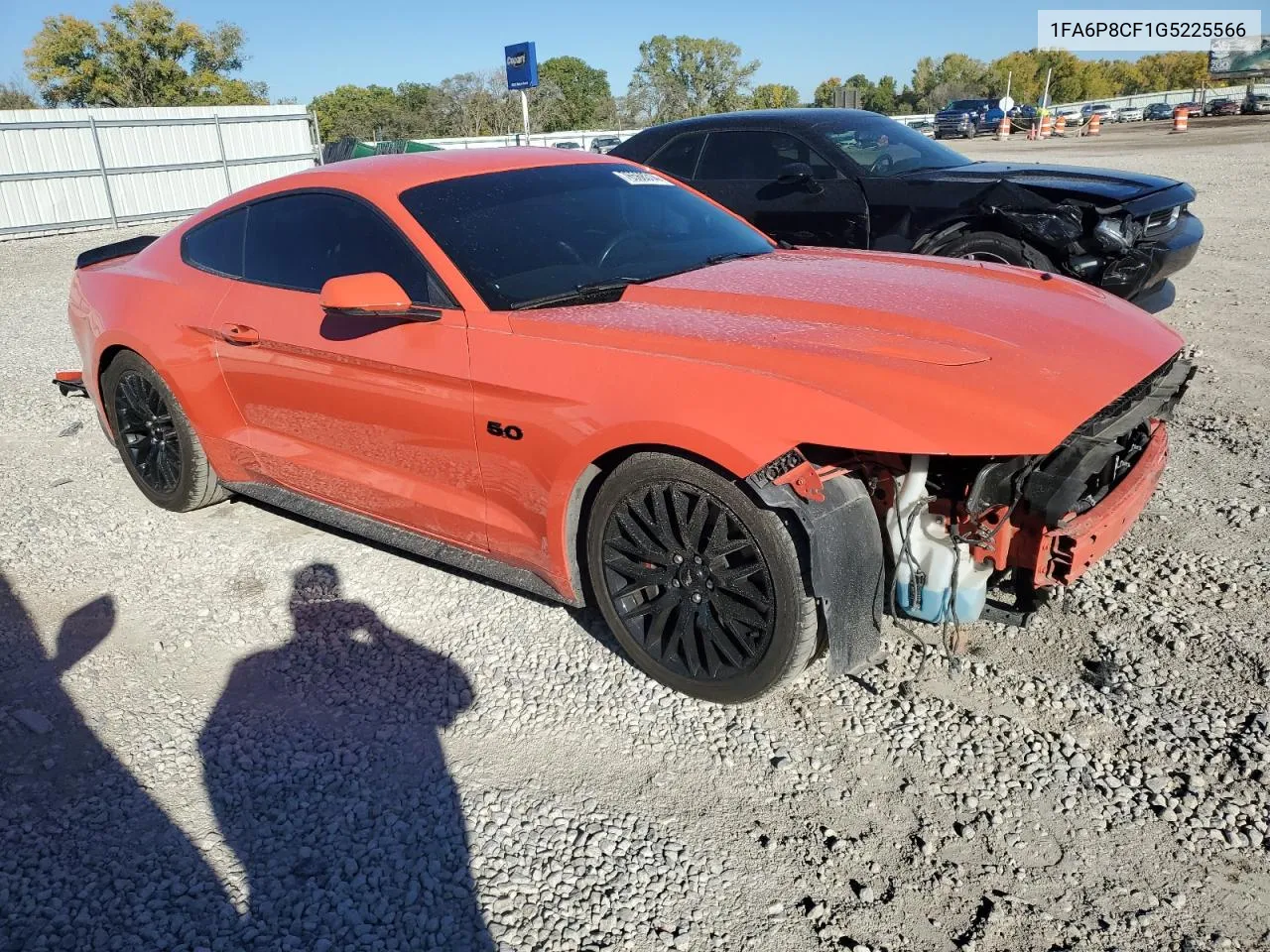 2016 Ford Mustang Gt VIN: 1FA6P8CF1G5225566 Lot: 76568314