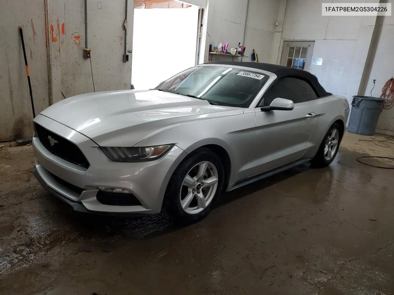 2016 Ford Mustang VIN: 1FATP8EM2G5304226 Lot: 76667754