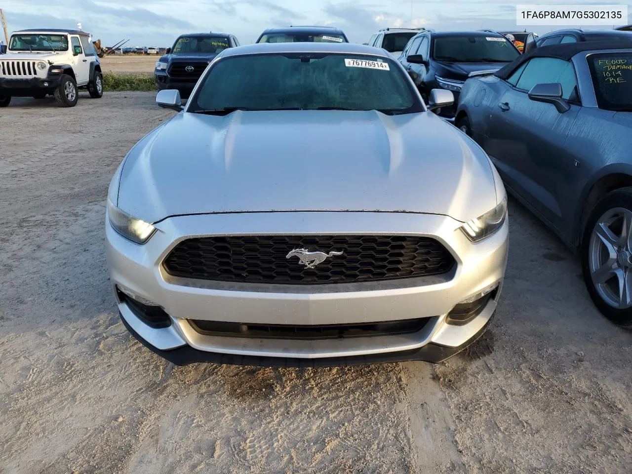 2016 Ford Mustang VIN: 1FA6P8AM7G5302135 Lot: 76776914