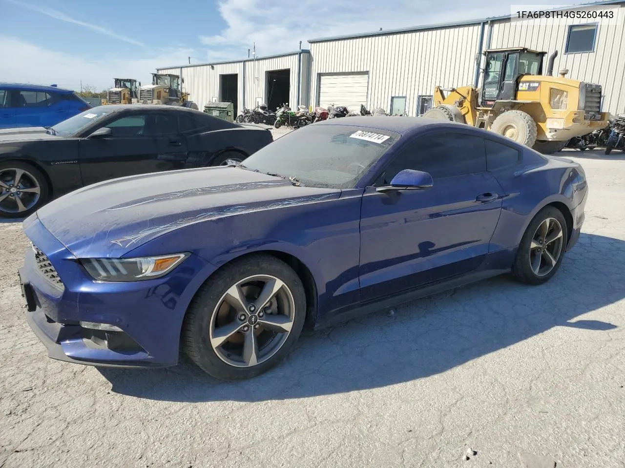 2016 Ford Mustang VIN: 1FA6P8TH4G5260443 Lot: 76974714